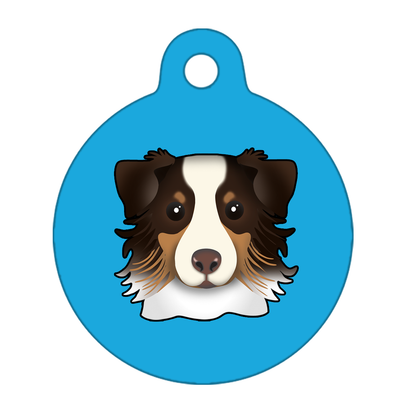 19mm Diameter Tiny Size - Australian Shepherd Dog