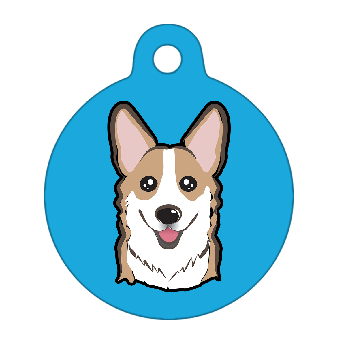 31mm Diameter Medium Size - Corgi Dog
