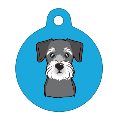 38mm Diameter Large Size - Schnauzer Dog