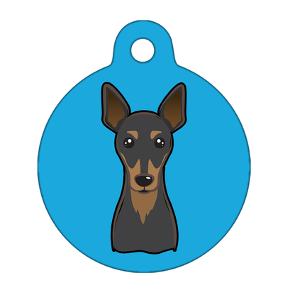 19mm Diameter Tiny Size - Pinscher Dog