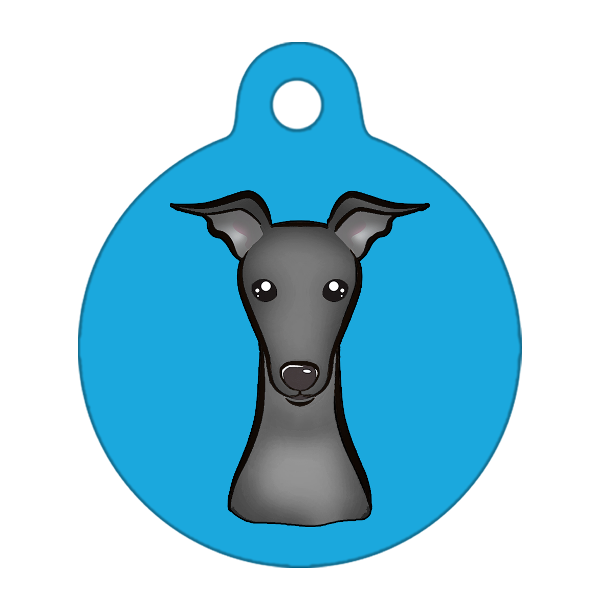 38mm Diameter Large Size - Whippet Dog