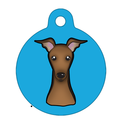 31mm Diameter Medium Size - Whippet Dog