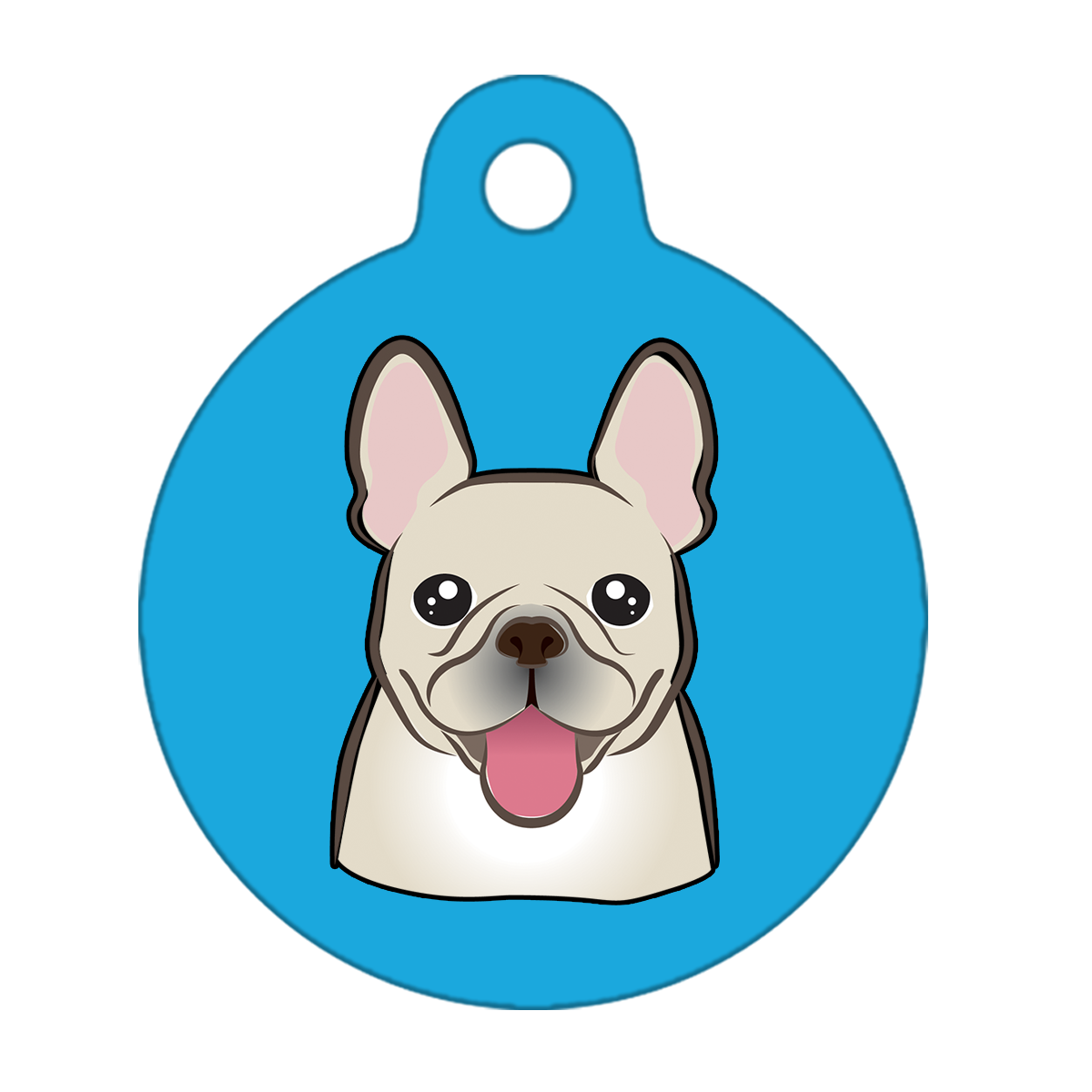 25mm Diameter Small Size - French Bulldog Design