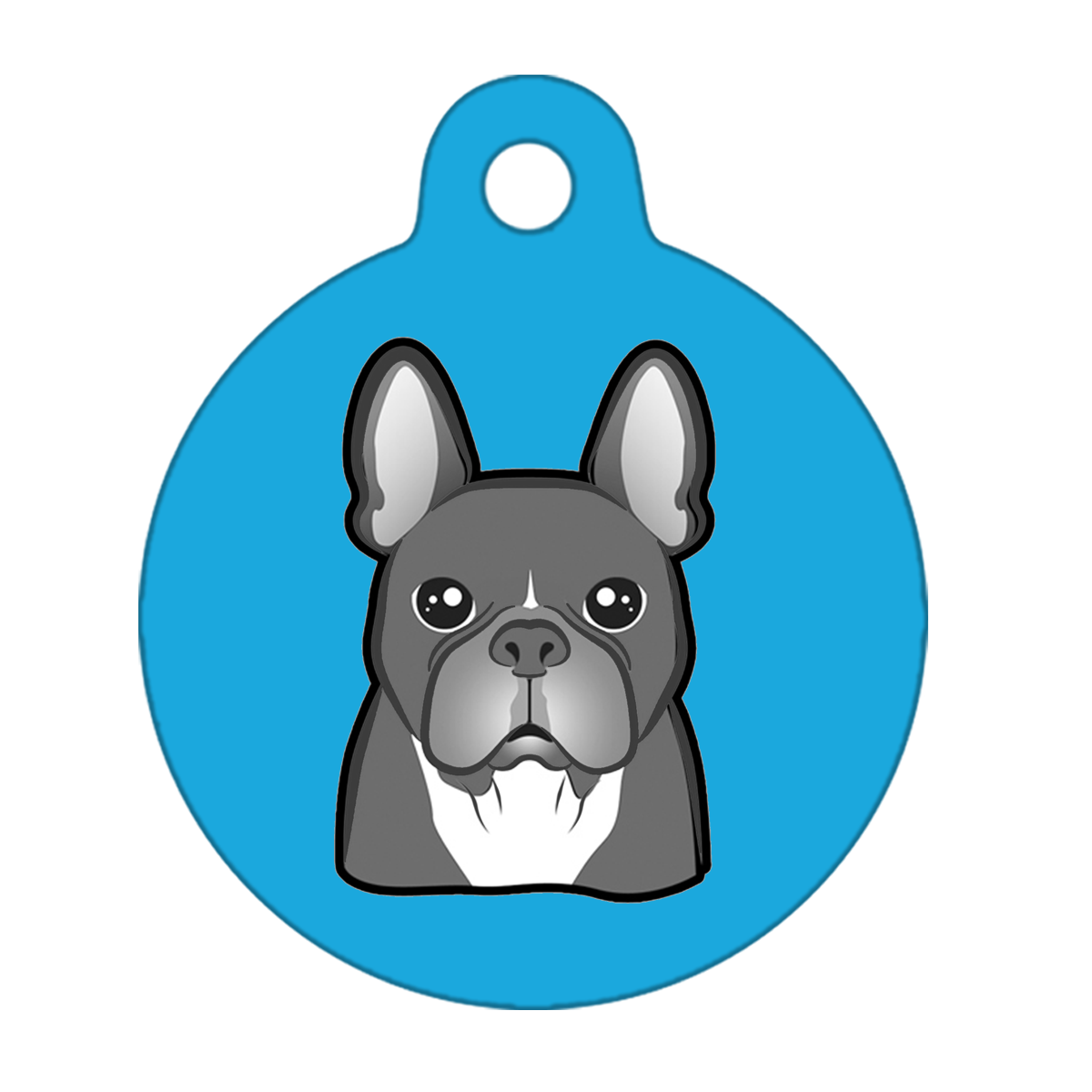 19mm Diameter Tiny Size - French Bulldog Design