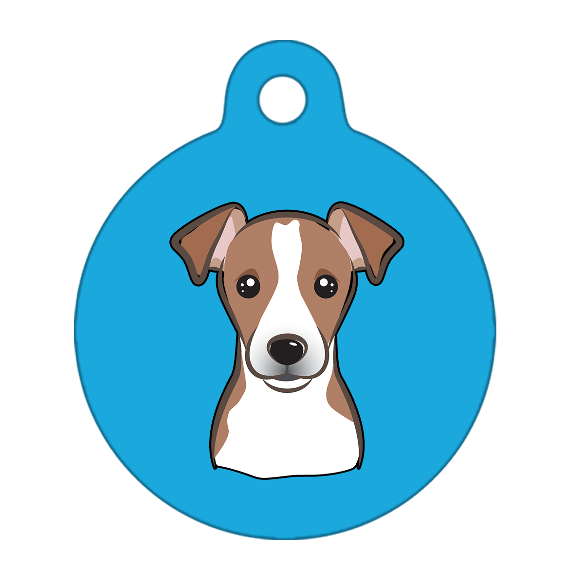 25mm Diameter Small Size - Jack Russell Design