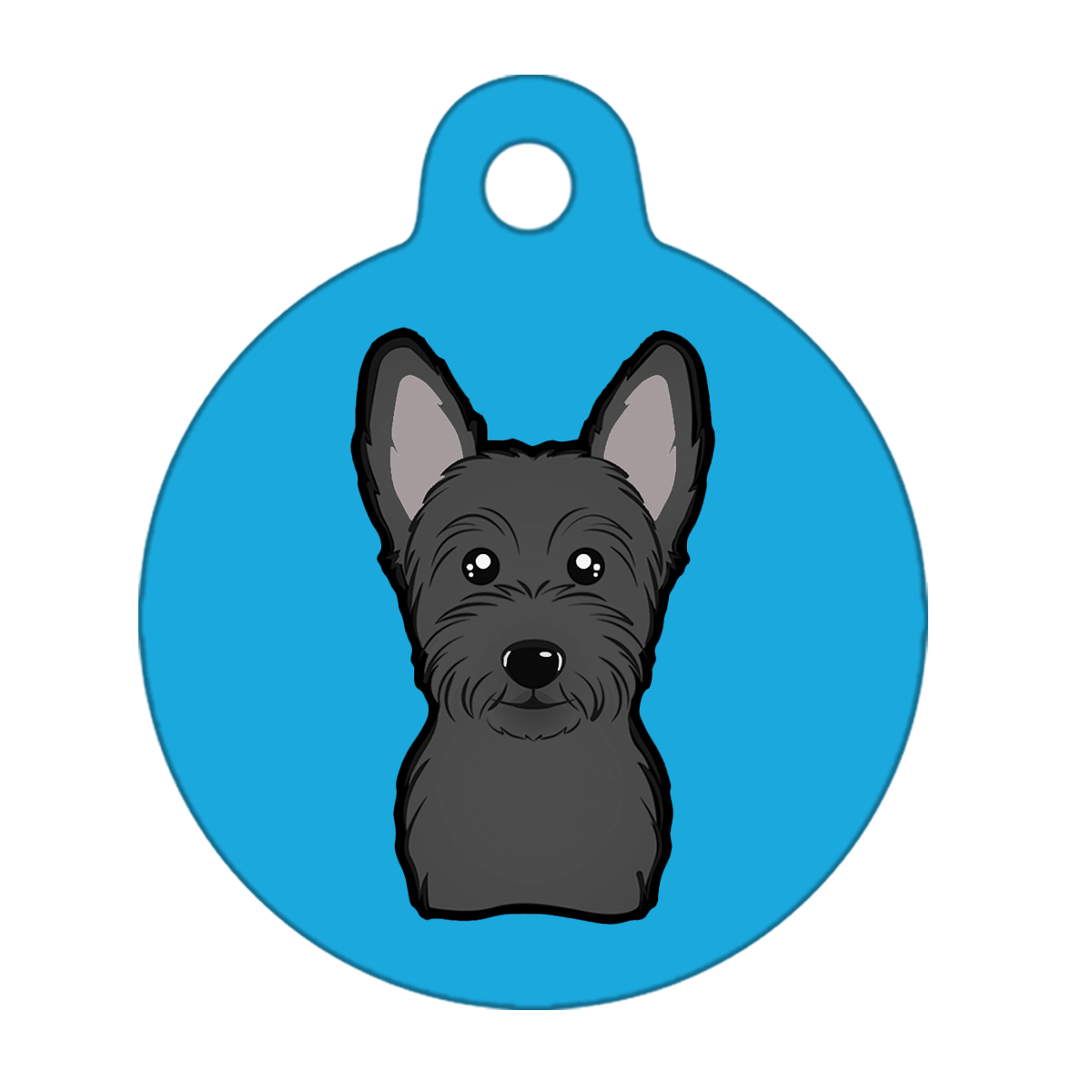 25mm Diameter Small Size - Scottish Terrier Dog