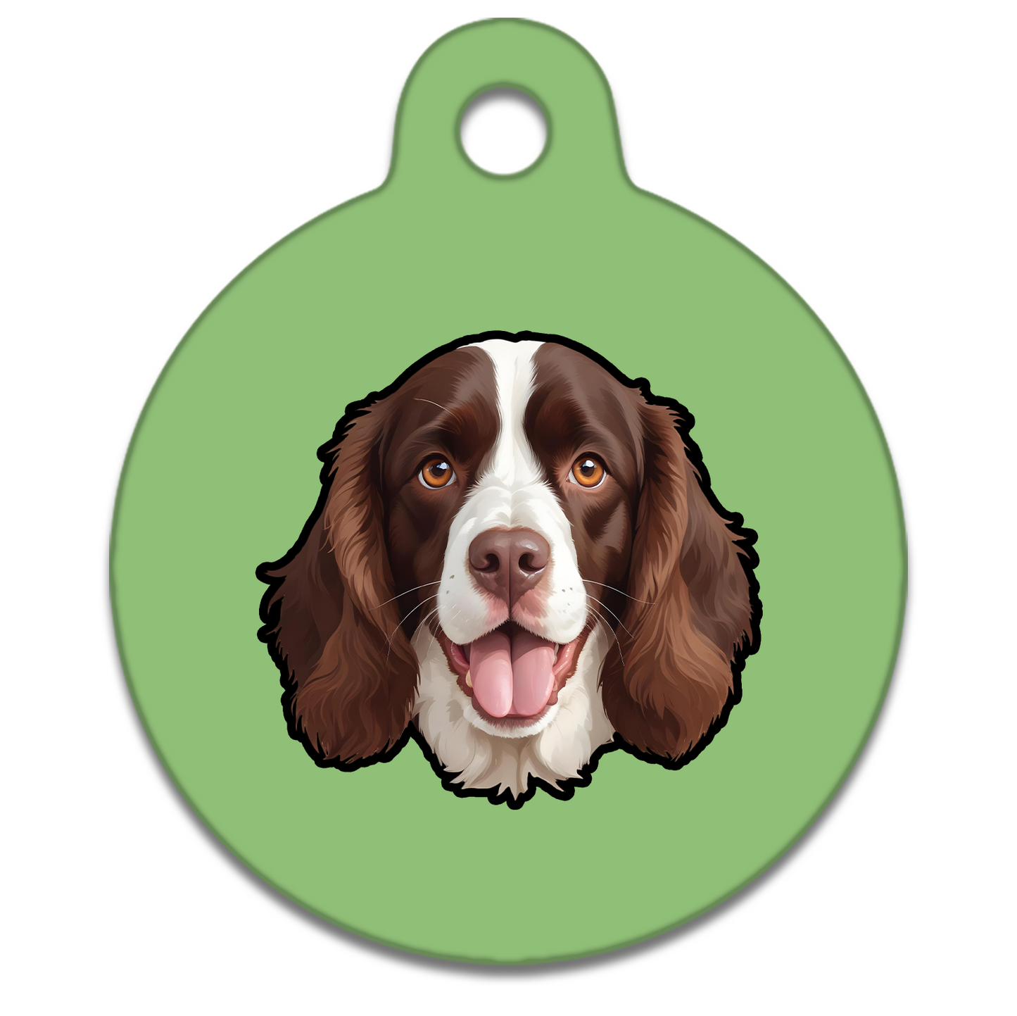 38mm Diameter Large Size - Springer Spaniel Dog