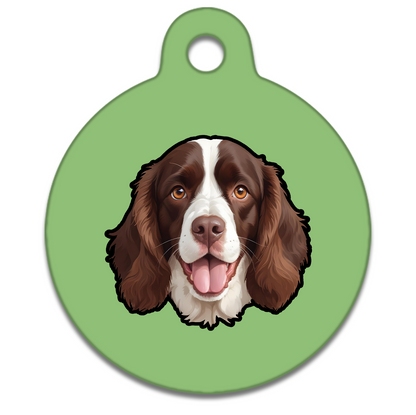 38mm Diameter Large Size - Springer Spaniel Dog