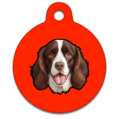 38mm Diameter Large Size - Springer Spaniel Dog