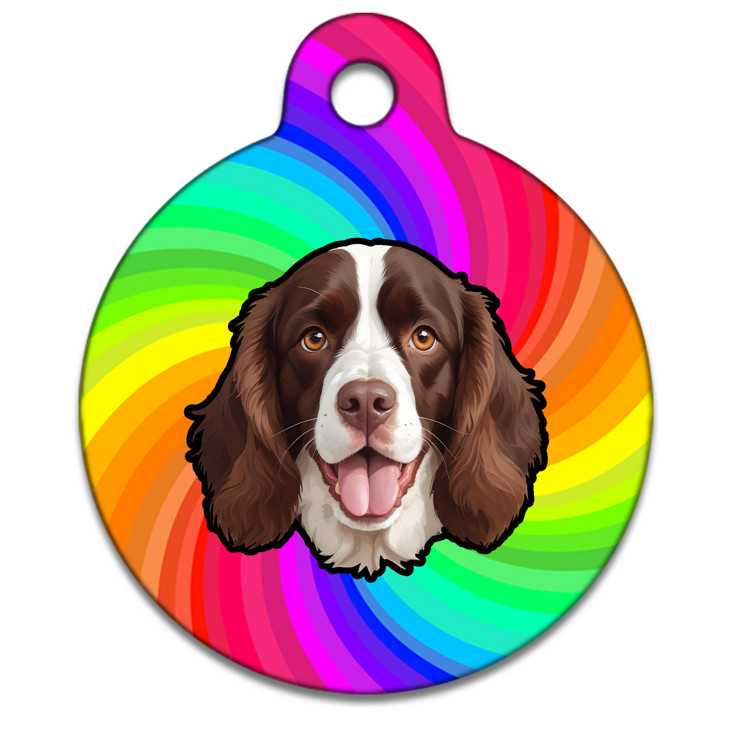 19mm Diameter Tiny Size - Springer Spaniel Dog