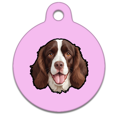 19mm Diameter Tiny Size - Springer Spaniel Dog