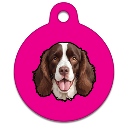 38mm Diameter Large Size - Springer Spaniel Dog