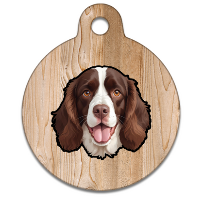 25mm Diameter Small Size - Springer Spaniel Dog