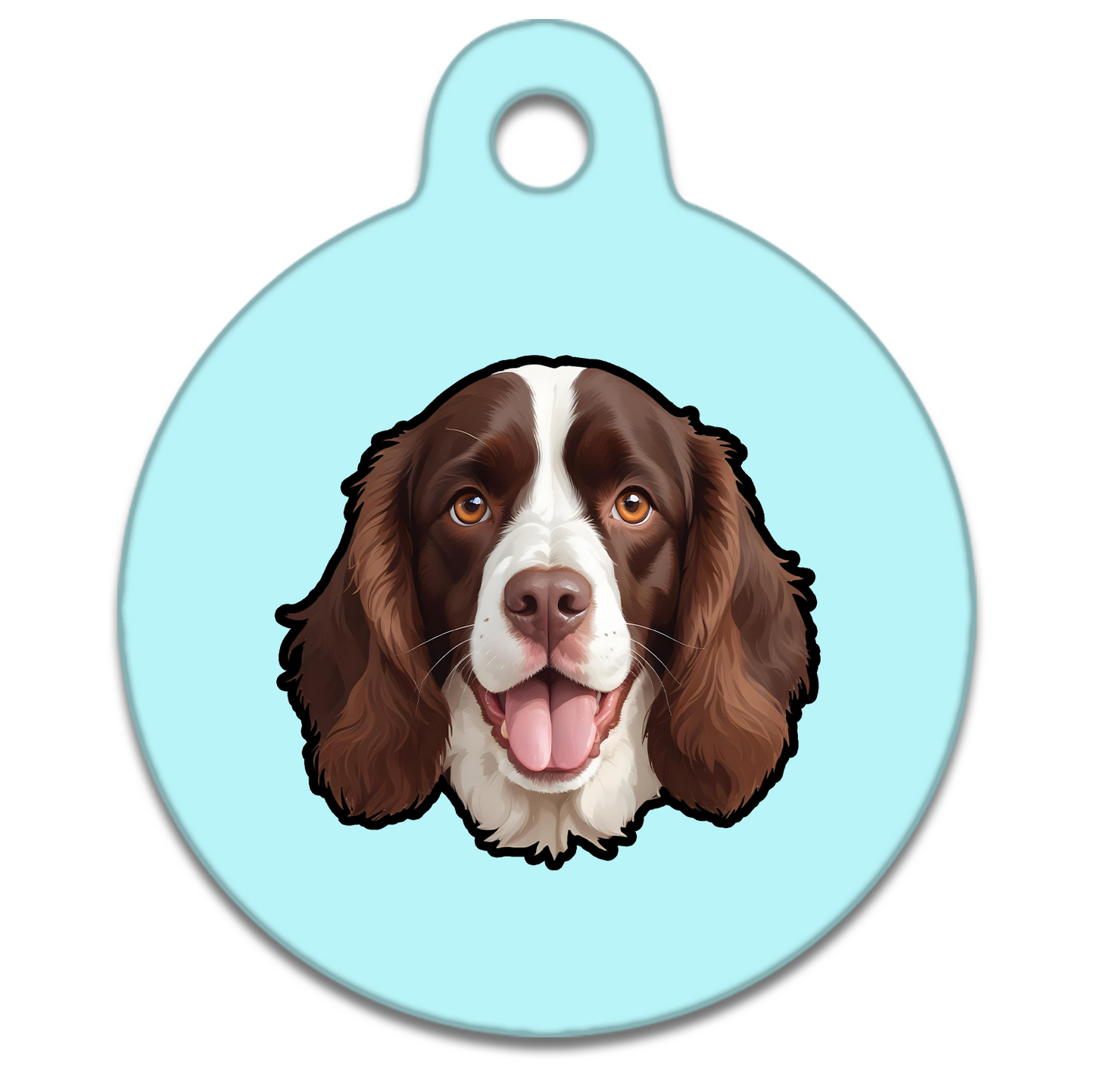38mm Diameter Large Size - Springer Spaniel Dog