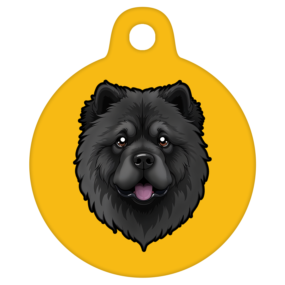 38mm Diameter Large Size - Chow Chow Dog