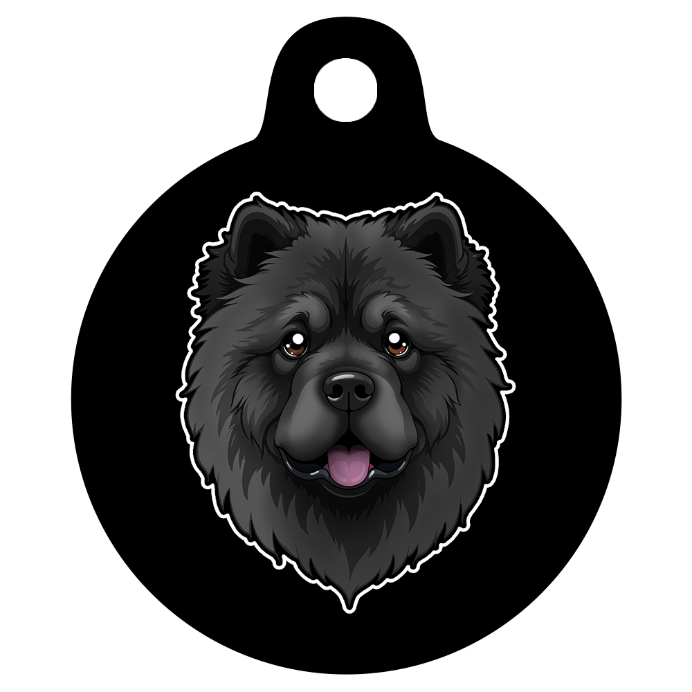38mm Diameter Large Size - Chow Chow Dog