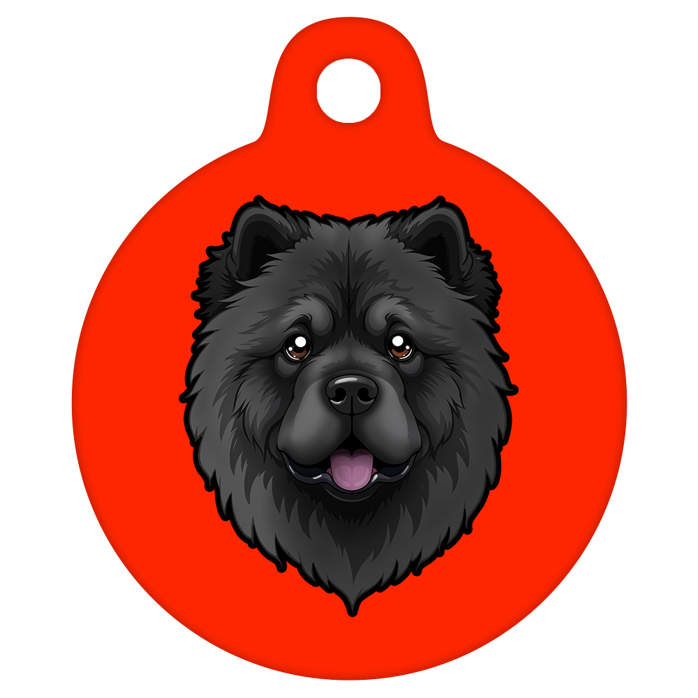 38mm Diameter Large Size - Chow Chow Dog