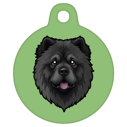 19mm Diameter Tiny Size - Chow Chow Dog