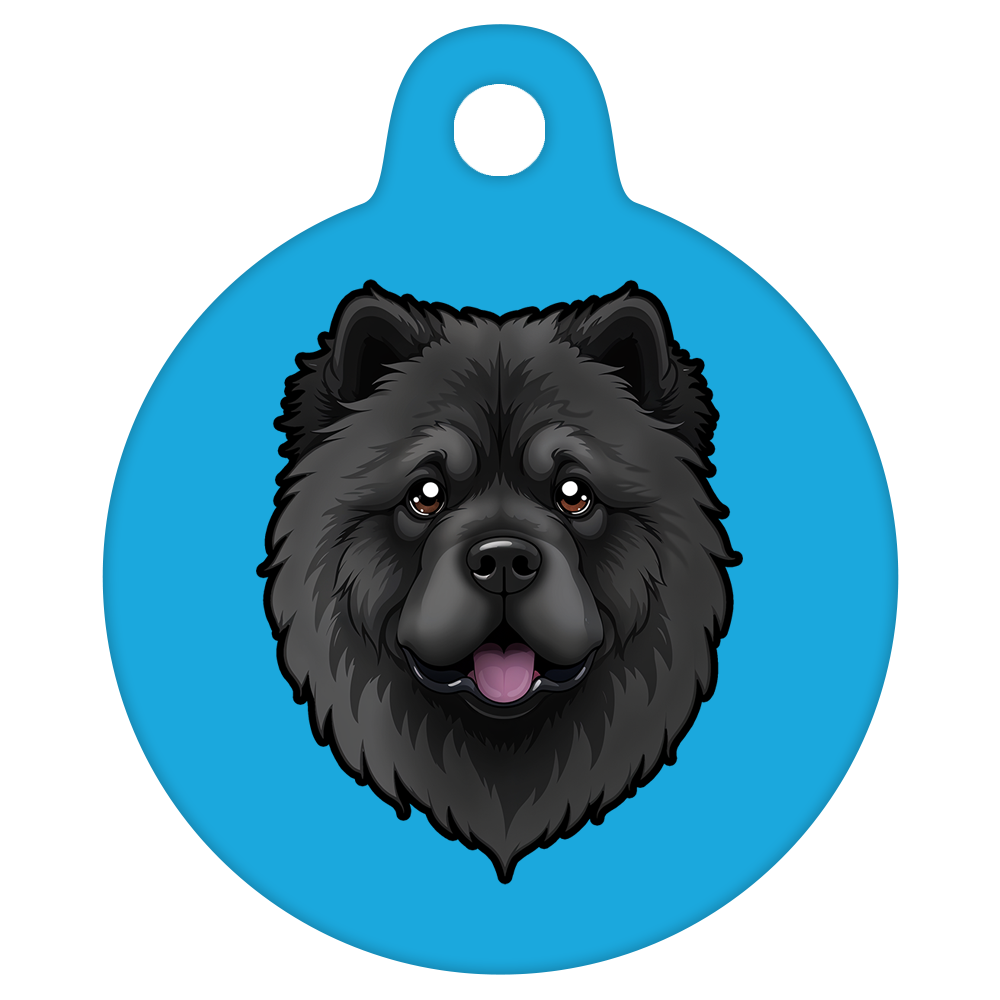 38mm Diameter Large Size - Chow Chow Dog