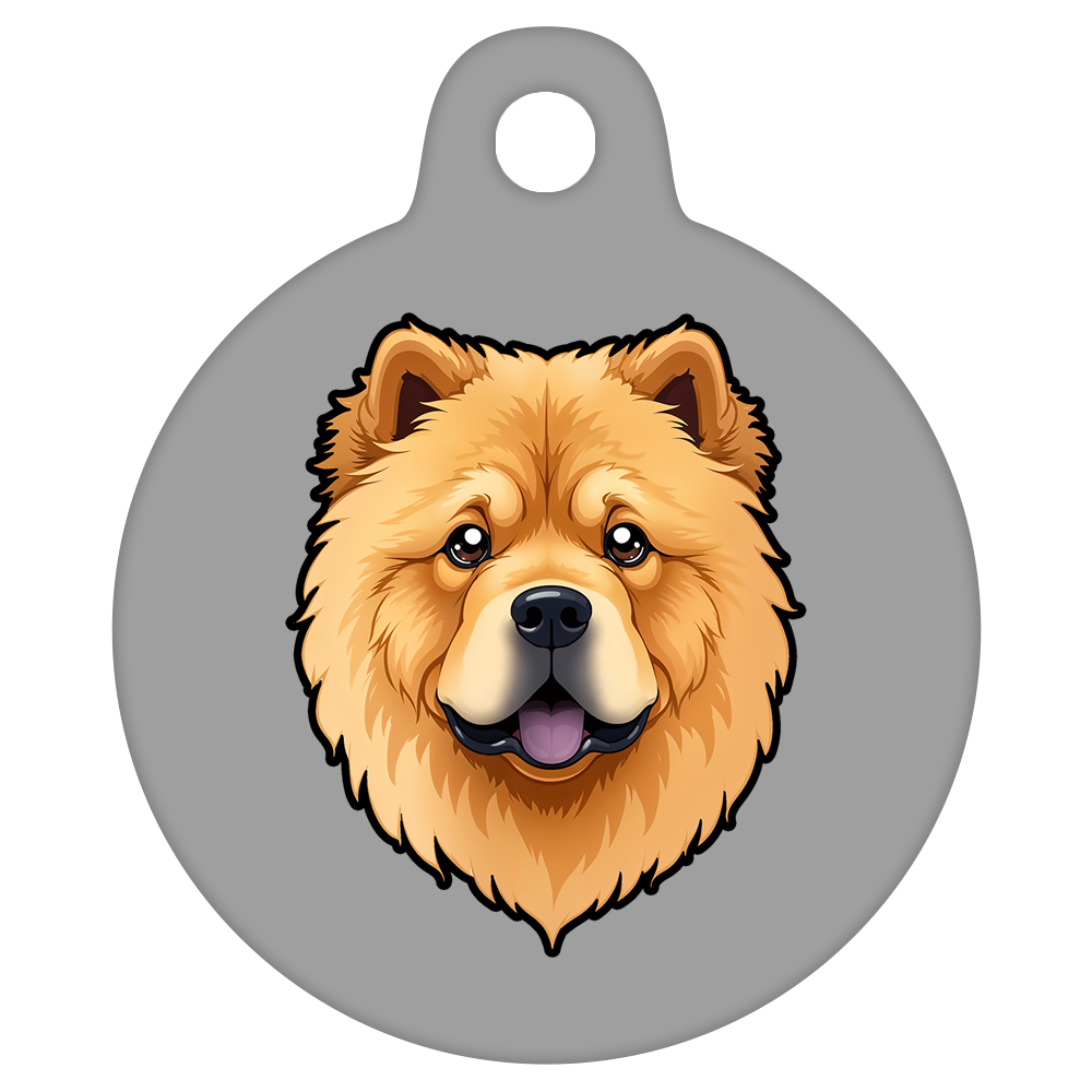 38mm Diameter Large Size - Chow Chow Dog
