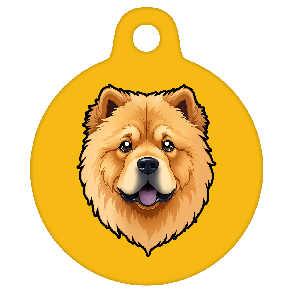 25mm Diameter Small Size - Chow Chow Dog