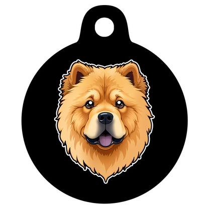 38mm Diameter Large Size - Chow Chow Dog