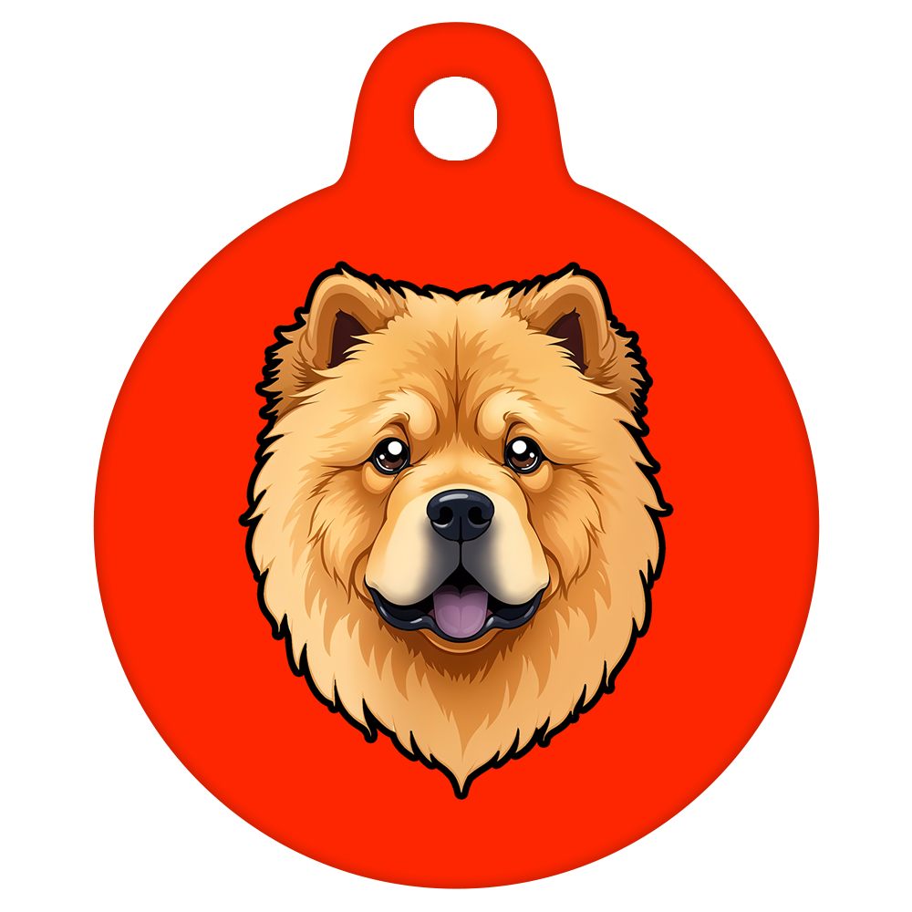 38mm Diameter Large Size - Chow Chow Dog