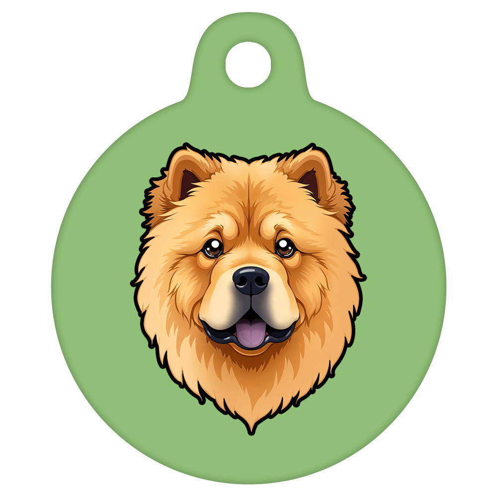 25mm Diameter Small Size - Chow Chow Dog