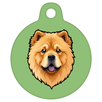 31mm Diameter Medium Size - Chow Chow Dog