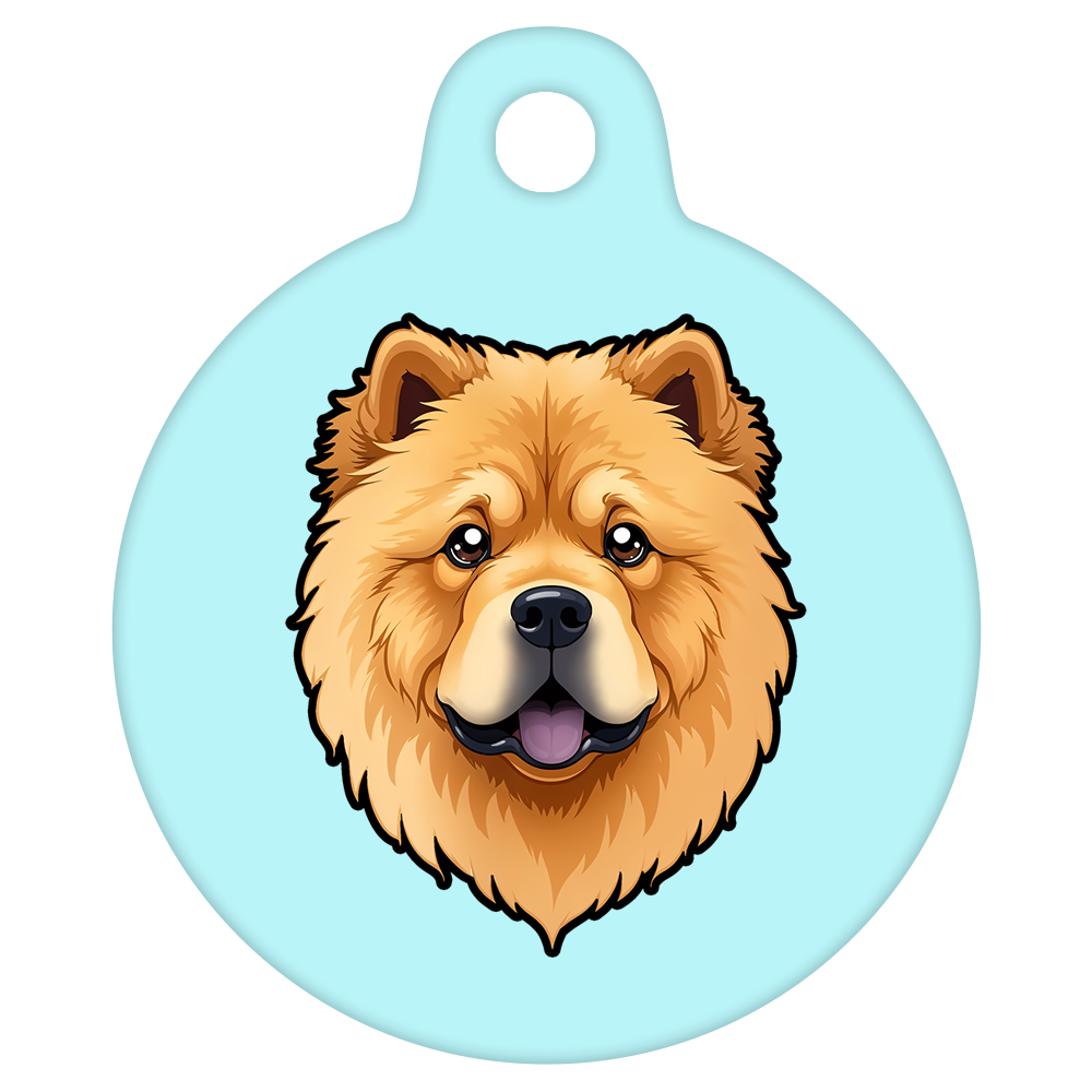 38mm Diameter Large Size - Chow Chow Dog
