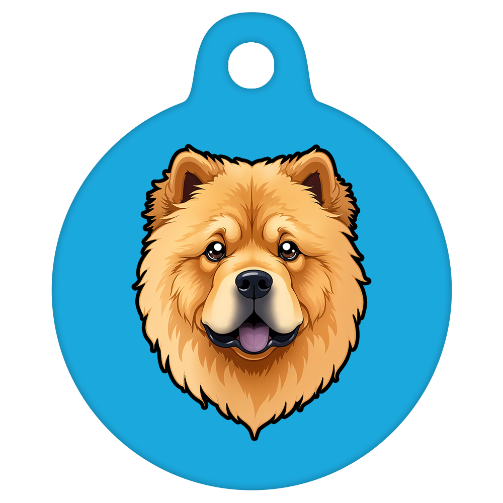 19mm Diameter Tiny Size - Chow Chow Dog