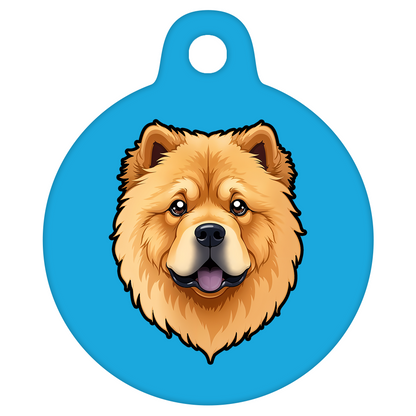 19mm Diameter Tiny Size - Chow Chow Dog