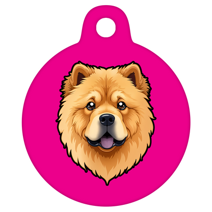 38mm Diameter Large Size - Chow Chow Dog