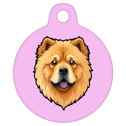 38mm Diameter Large Size - Chow Chow Dog