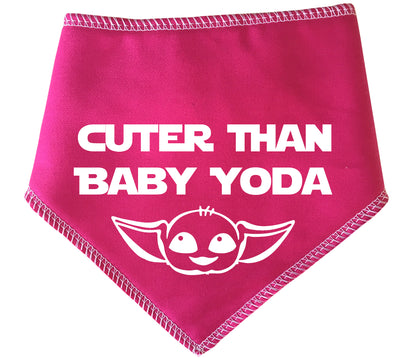 Cuter Than Baby Yoda Dog Bandana