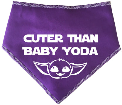 Cuter Than Baby Yoda Dog Bandana