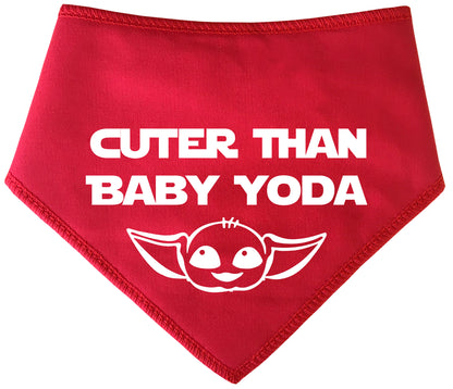 Cuter Than Baby Yoda Dog Bandana
