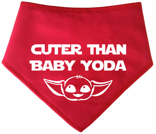 Cuter Than Baby Yoda Dog Bandana