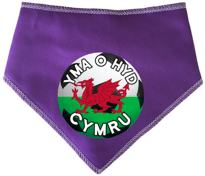 YMA O HYD Cymru  Football Dog Bandana