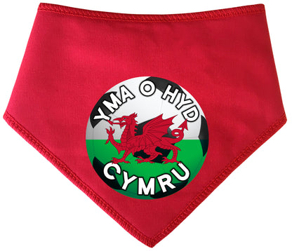 YMA O HYD Cymru  Football Dog Bandana