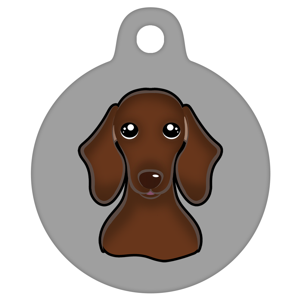 38mm Diameter Large Size - Dachshund Dog