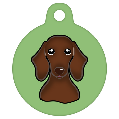 19mm Diameter Tiny Size - Dachshund Dog