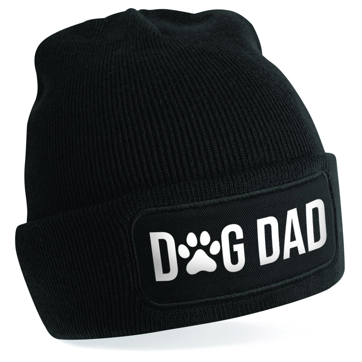 'Dog Dad' Black Beanie
