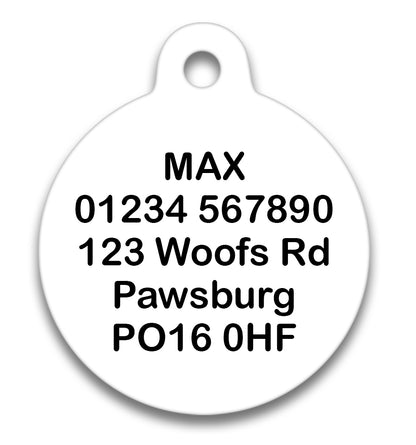 I Am Neutered & Chipped - Pet ID Tag