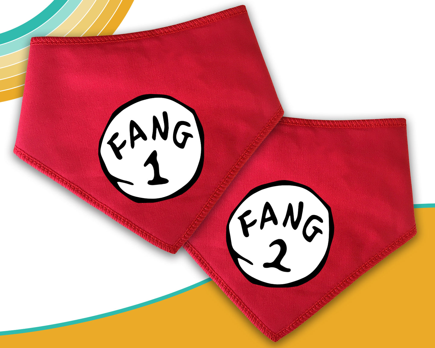 Fang 1 Thing Dr Seuss Dog Bandana