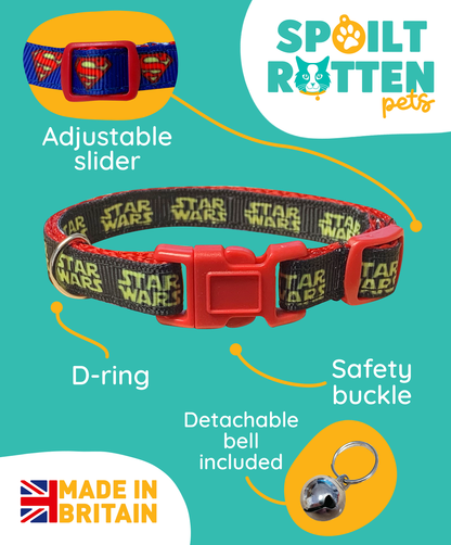 Star Wars Red Buckle Cat Collar