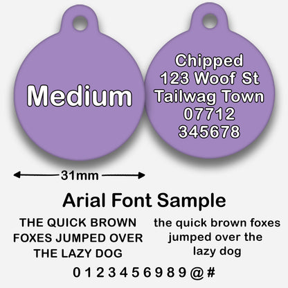 Lilac - Pet ID Tag