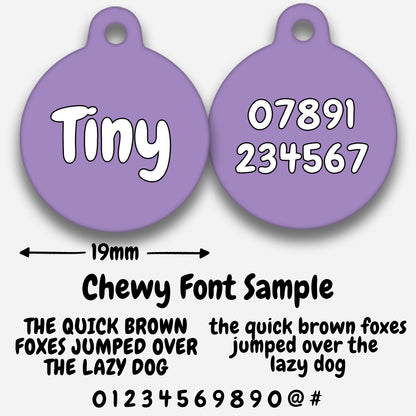 Lilac - Pet ID Tag