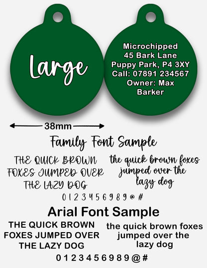 Pine - Pet ID Tag
