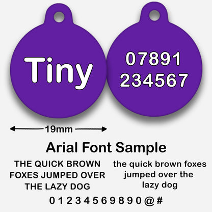 Purple - Pet ID Tag
